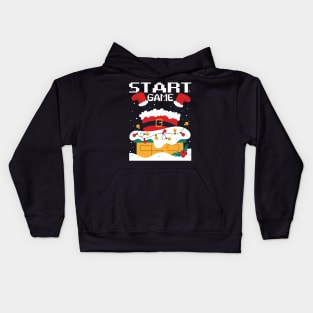 Start Game, Santa Claus Christmas Kids Hoodie